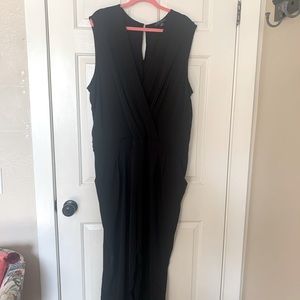 Black Plus Size Jump Suit